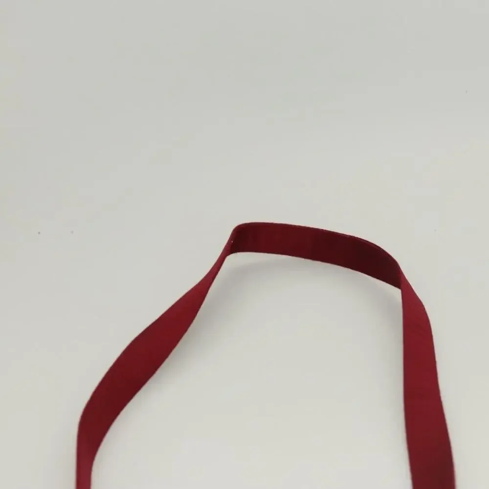 Chanel Satin Shoulder Bag Red